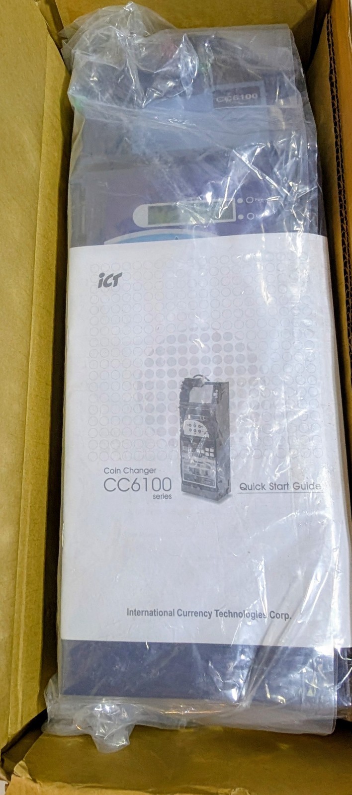 ICT CC6100 coin changer professional-grade multi-currency validator Dispenser