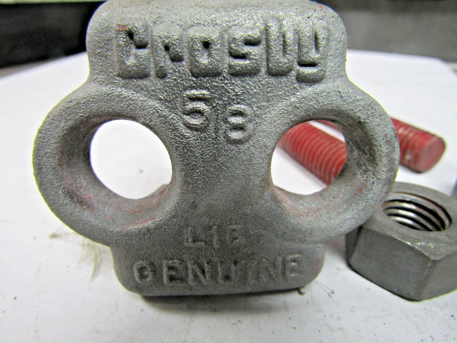 ✌️ NEW CROSBY 5/8″ FORGED WIRE ROPE U-BOLT CLAMPS 1010177