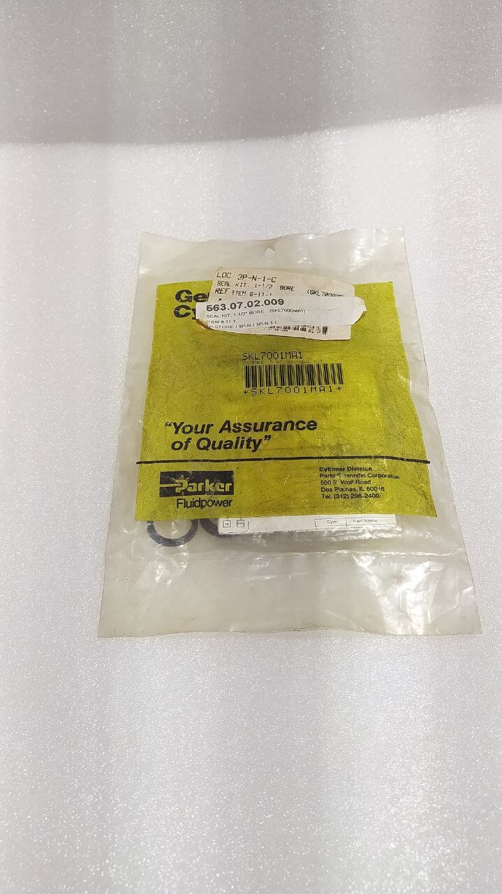 PARKER SKL7001MA1 2″BORE 5/8″ ROD SEAL KIT NEW