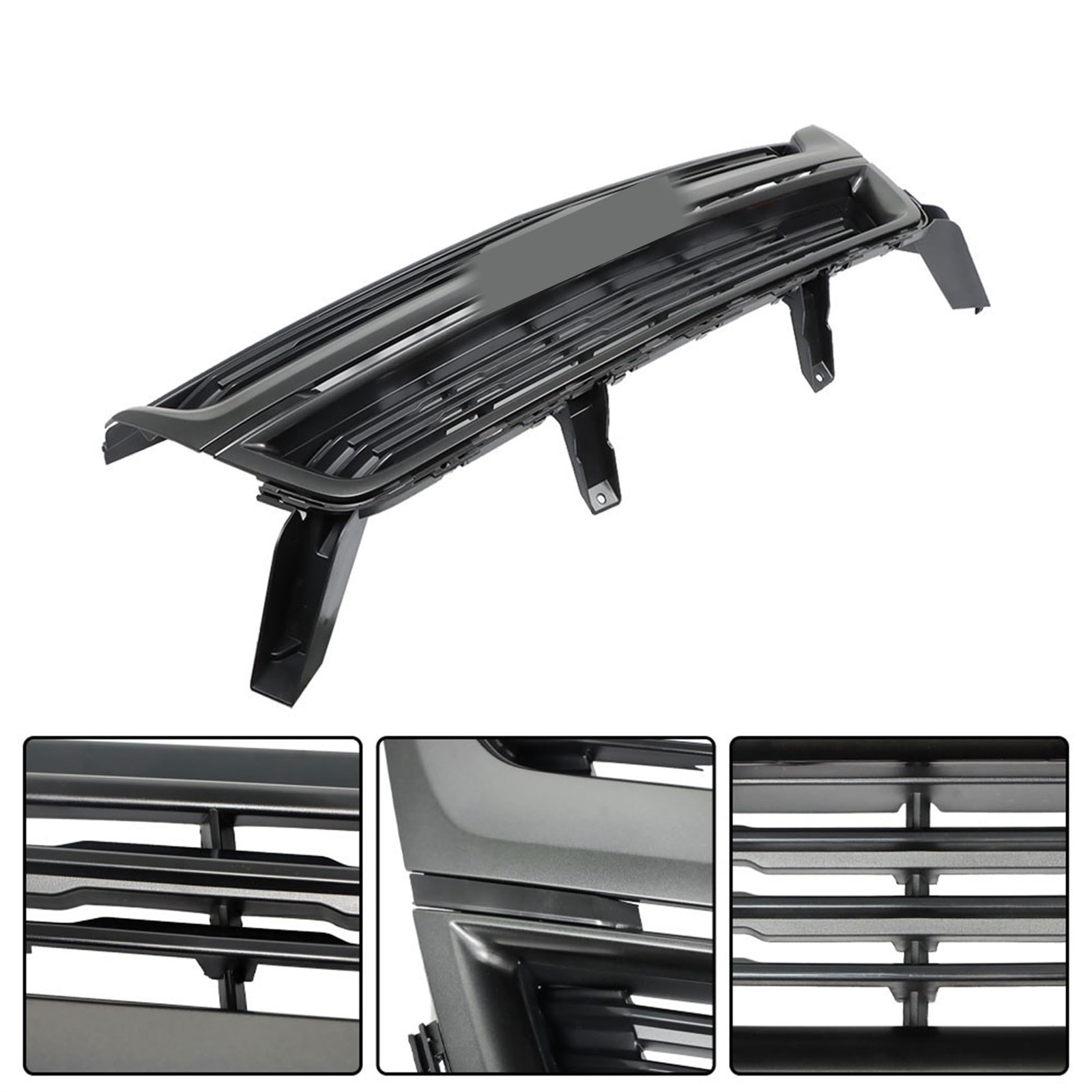 Front Bumper Gray Frame Grille Assembly Replacement for Colorado 2015 2016 2017