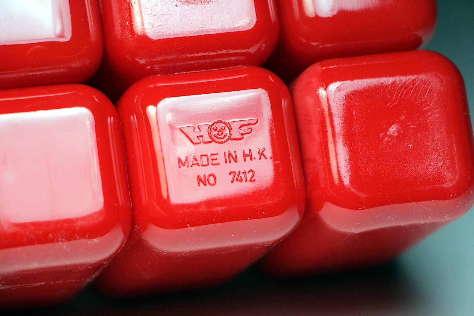 Vintage 1970s Retro VOH Red Plastic Desk Caddy UNUSED in Box No. 7602B Hong Kong