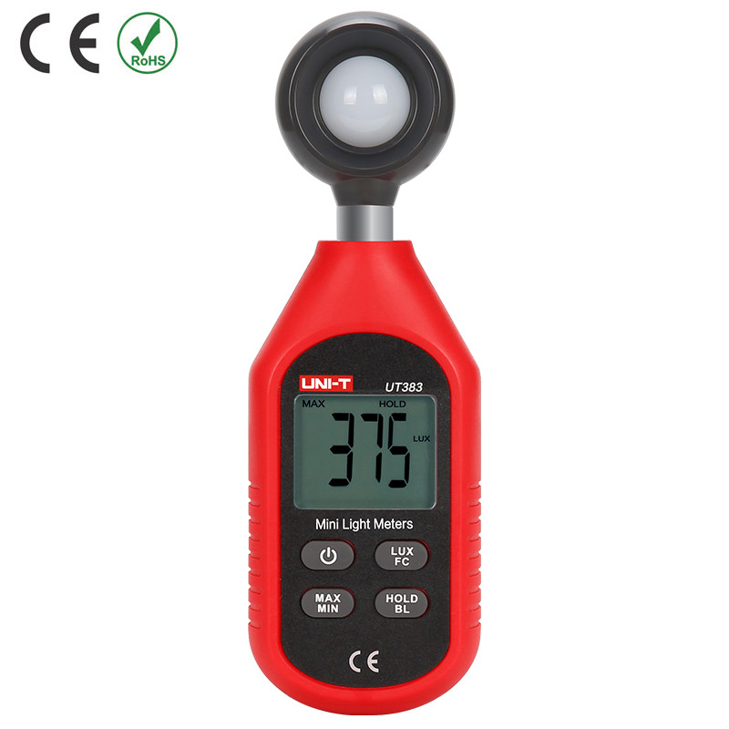UNI-T UT383 Digital Luxmeter Light Meter Lux / FC Meters Luminometer Photomet
