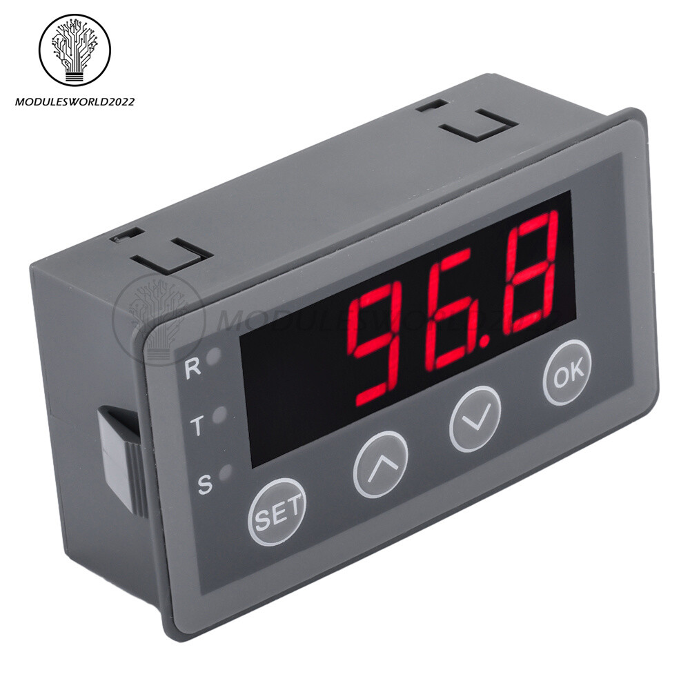 0-10V 0-20mA 2-10V 4-20mA 4-Wire Analog Input (Reception) Display Meter DC 8~25V