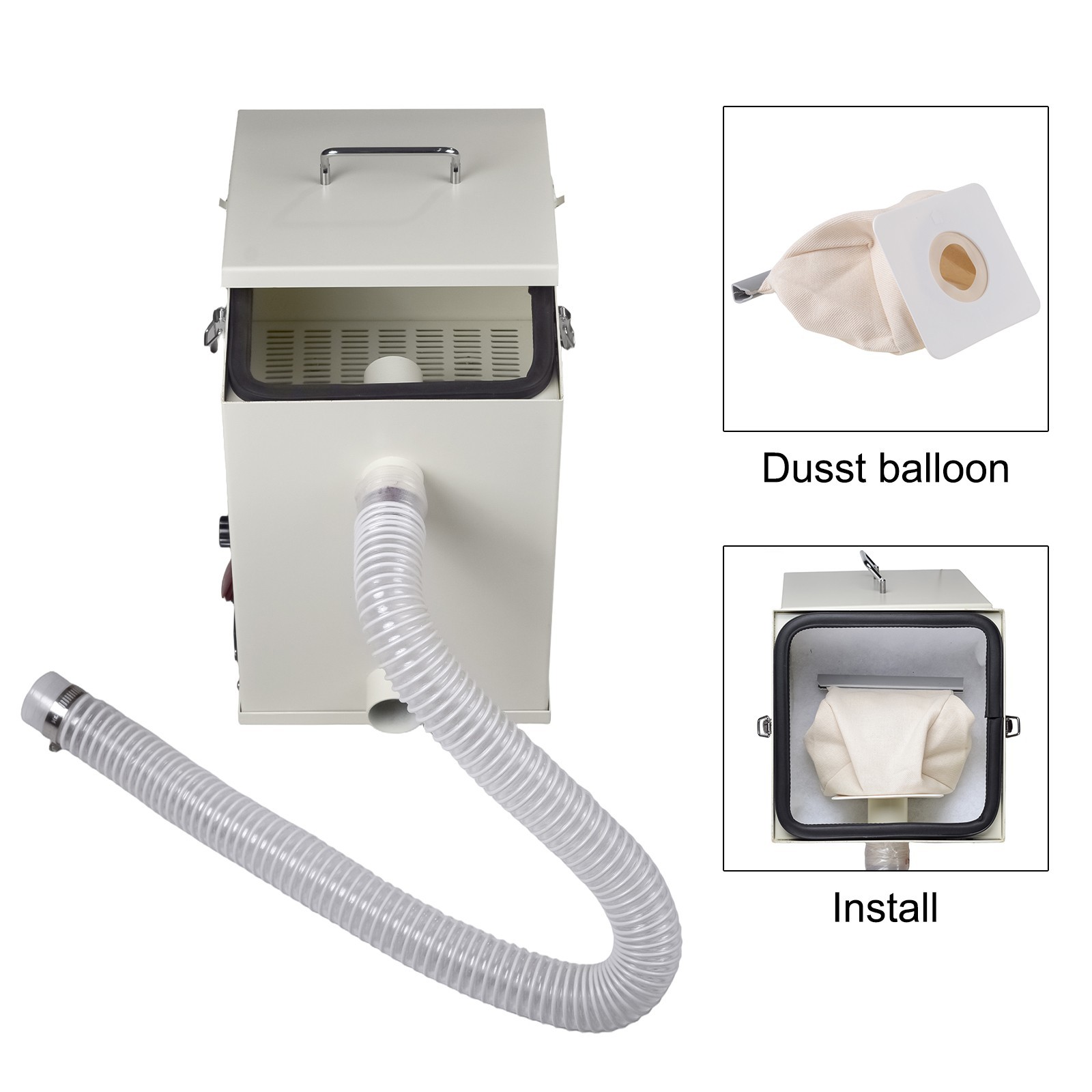 1000W Single Impeller Dental Dust Collector Adjustable Speed Vacuum Cleaner RZ-X