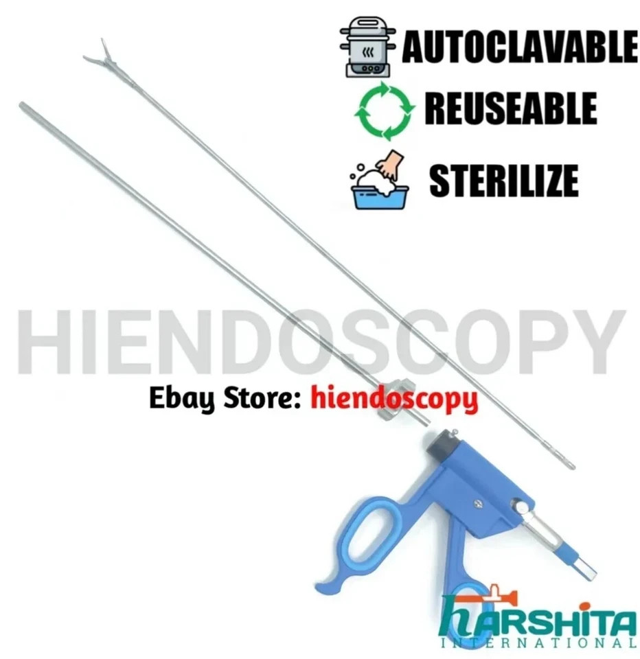 Laparoscopic Fenestrated Bissinger Bipolar Forceps 5mmx330mm New