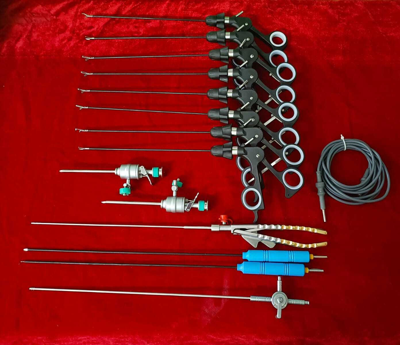 15pc-Laparoscopic Surgery Set 3mmx230mm Reusable Surgical Instruments