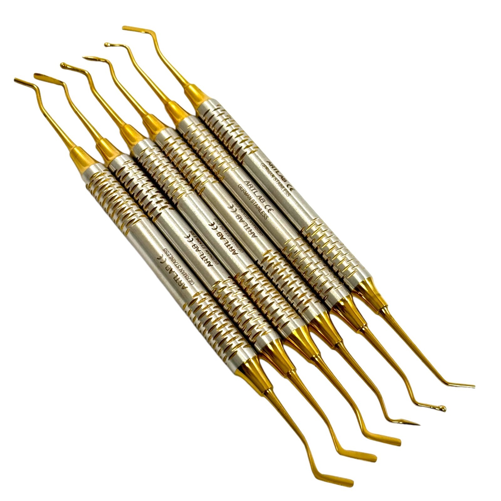 Dental Light Weight Titanium Coated Restorative Composite Filling Instruments CE