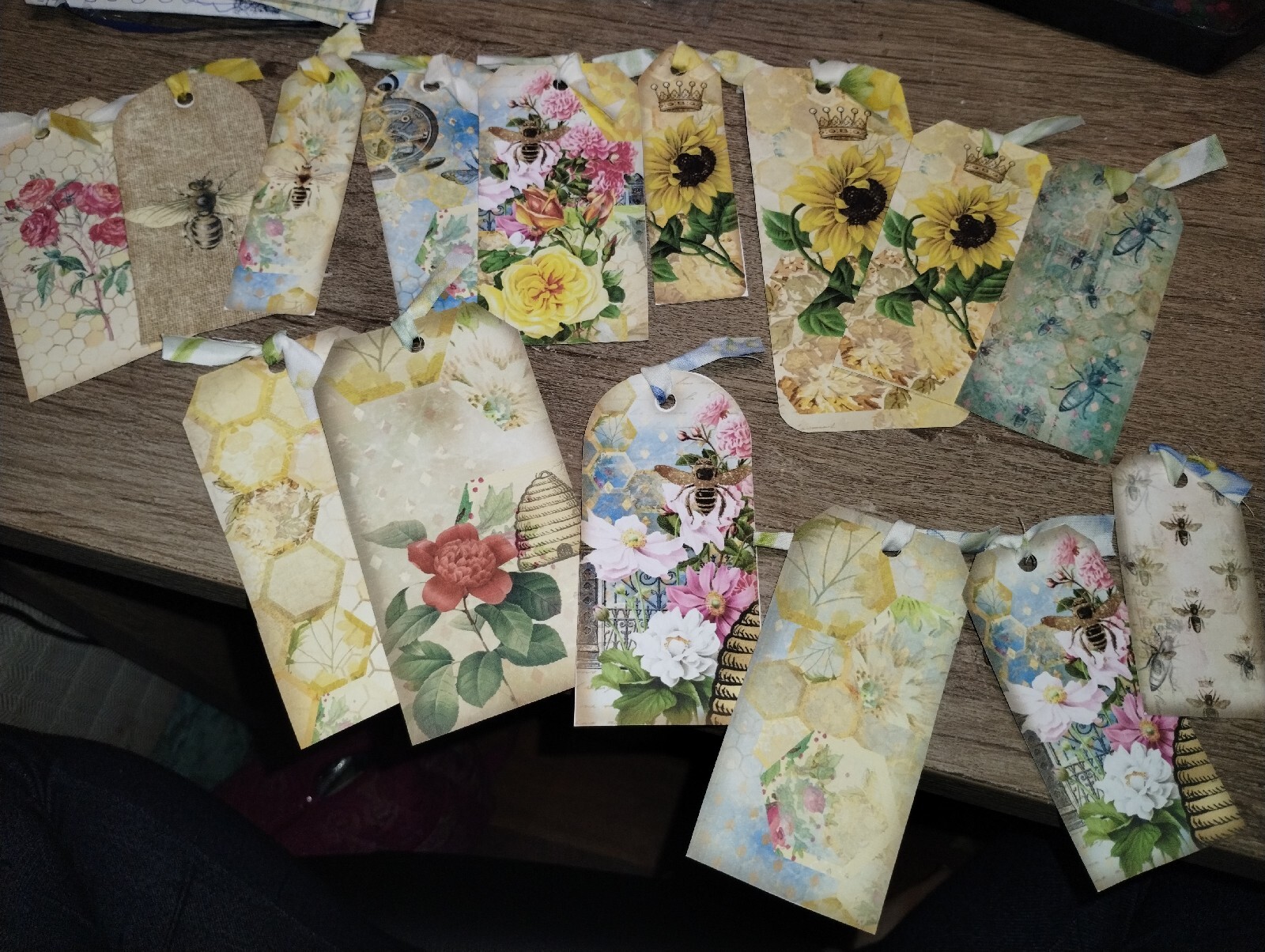 Bee Junk Journal USA Seller Gift Loaded With Tags