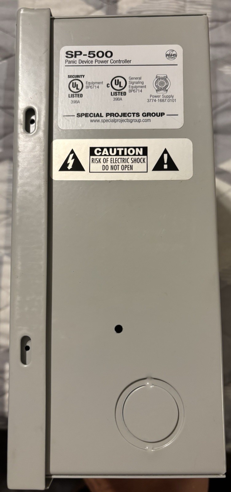 First Choice PSEL1500 Panic Hardware Device Power Enclosure SP-500