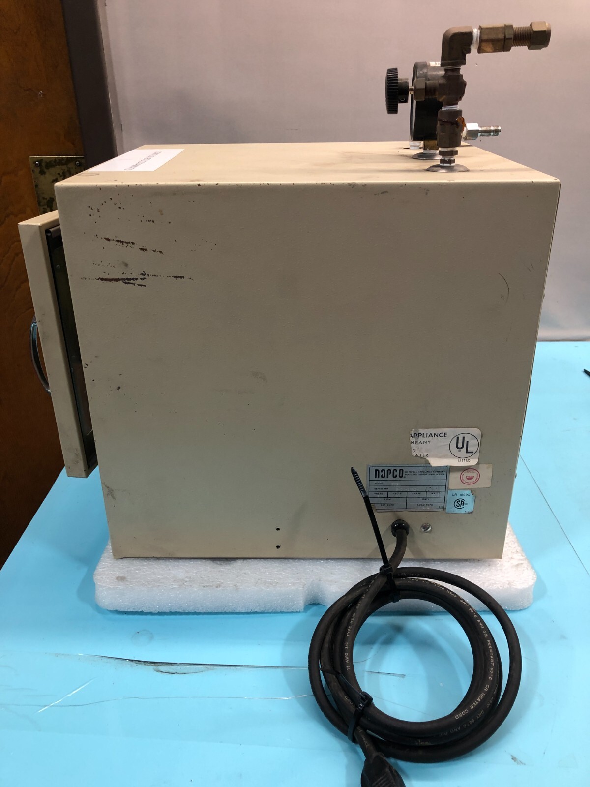 Napco Model 5831 Vacuum Oven, 120V, 60Hz, 1PH, 550W. 4.6A, 190962