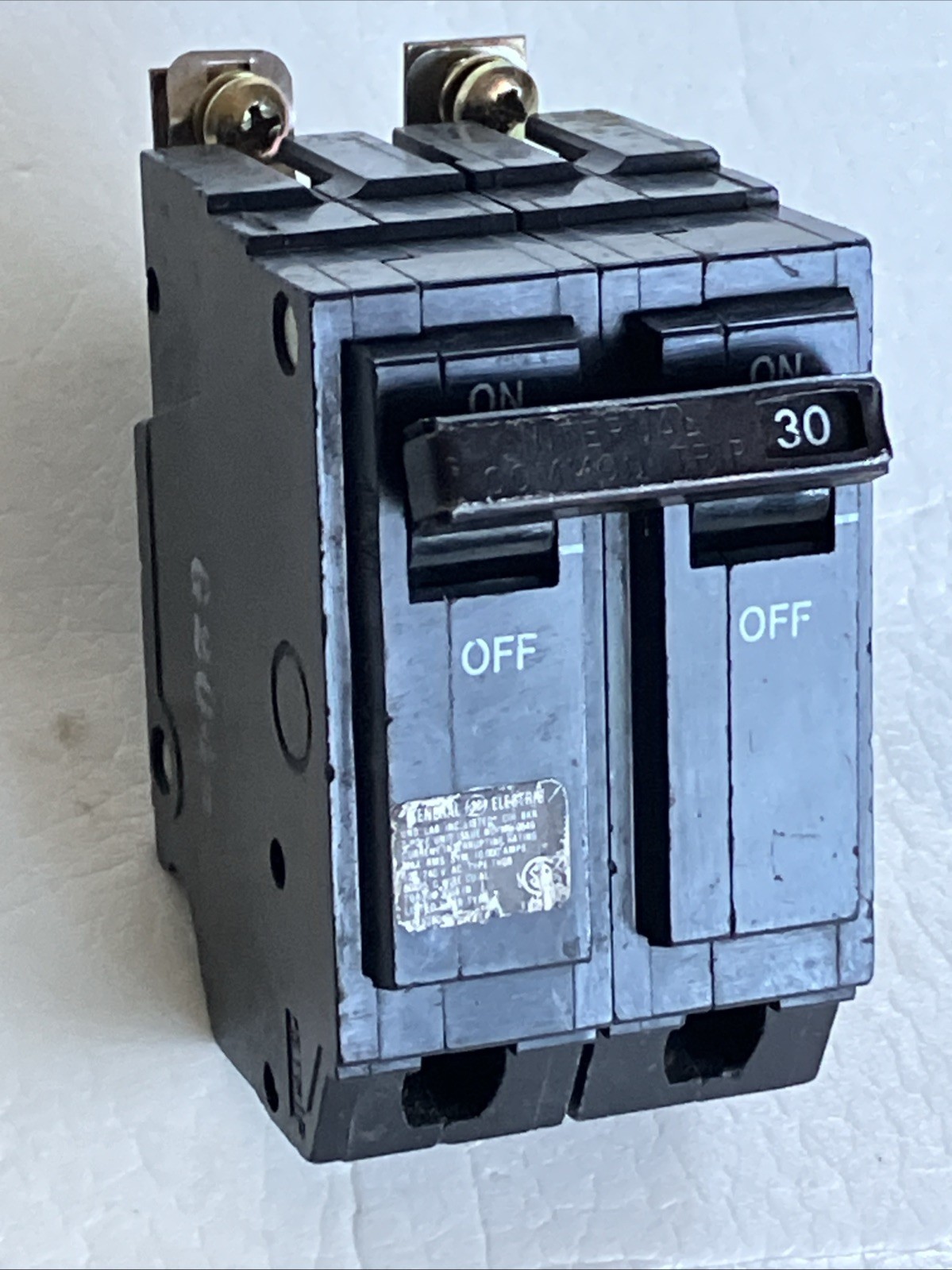 GE THQB2130, 30 Amp, 240 Volt, 2 Pole, Bolt-On Circuit Breaker (see pics)