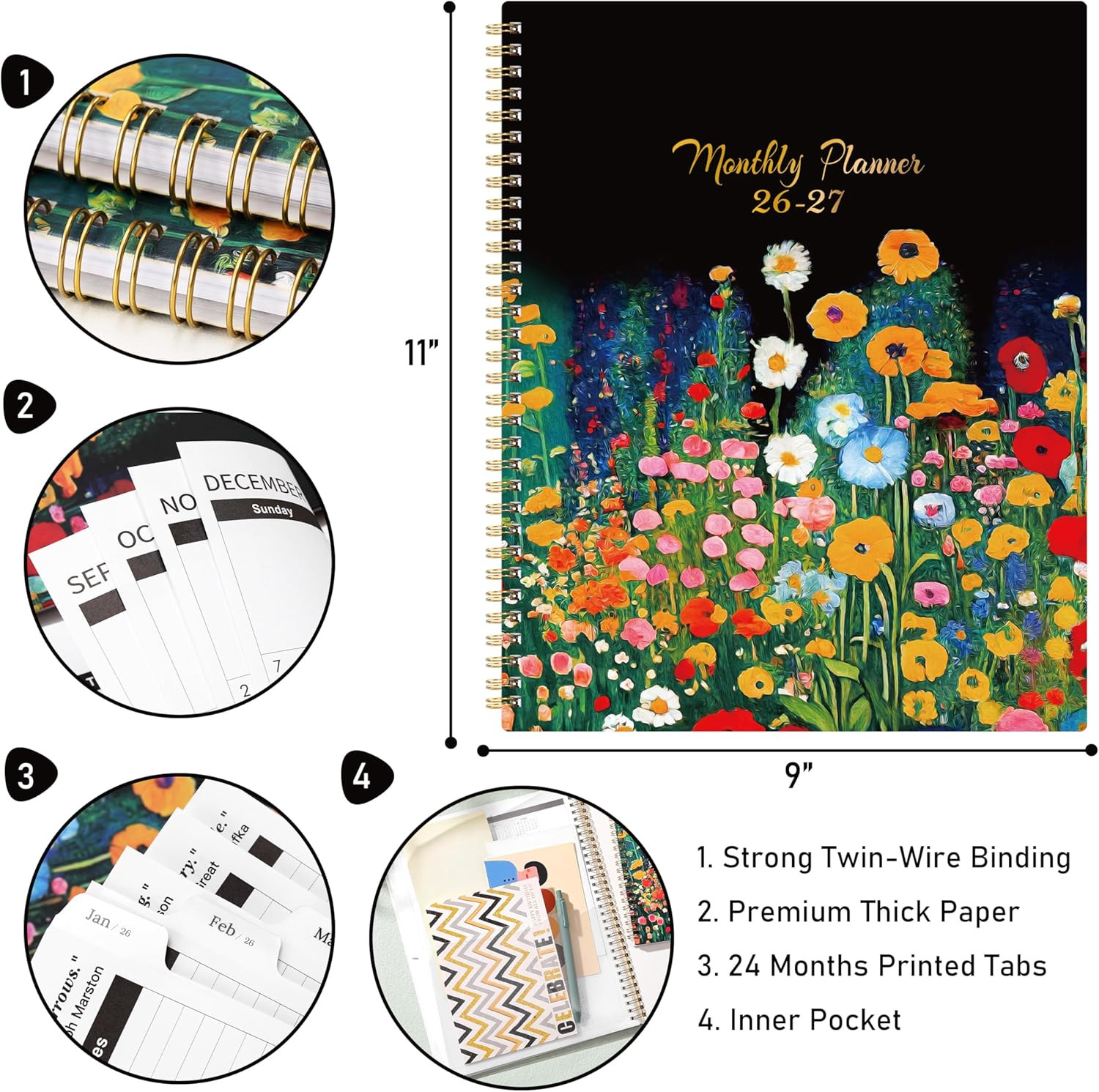 2026-2027 Monthly Planner – 2026-2027 Planner from January 2026 to December 2027