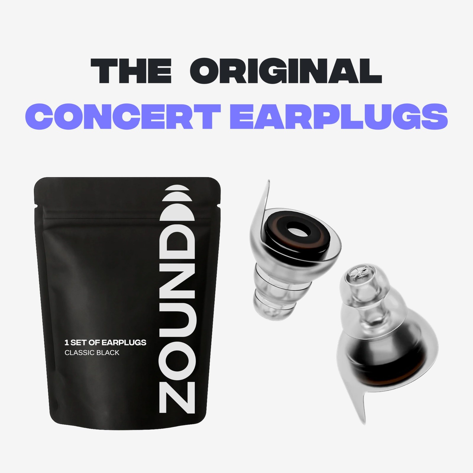 High Fidelity Earplugs for Concerts, Festivals & Raves – Noise Reduction (1