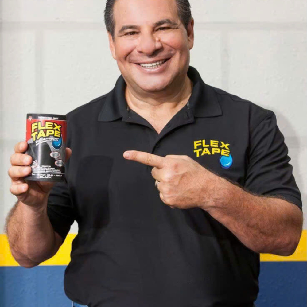 Flex Seal Super Wide Waterproof Duct Tape Black 4.6″ x 20 ft Heavy Duty