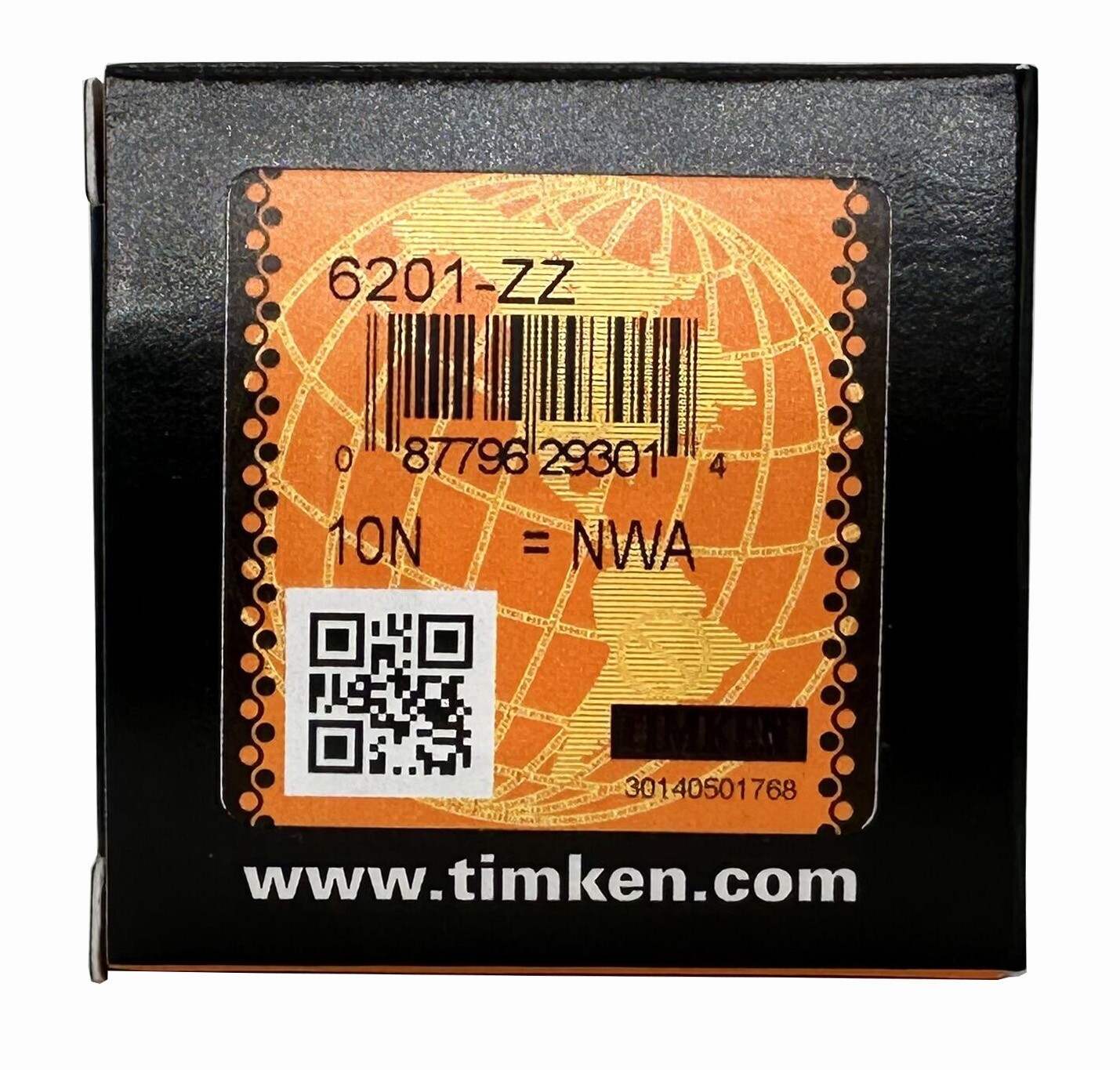 2PACK USA Brand TIMKEN 6201-ZZ 12X32X10MM Double Metal Seal Ball Bearings 6201Z