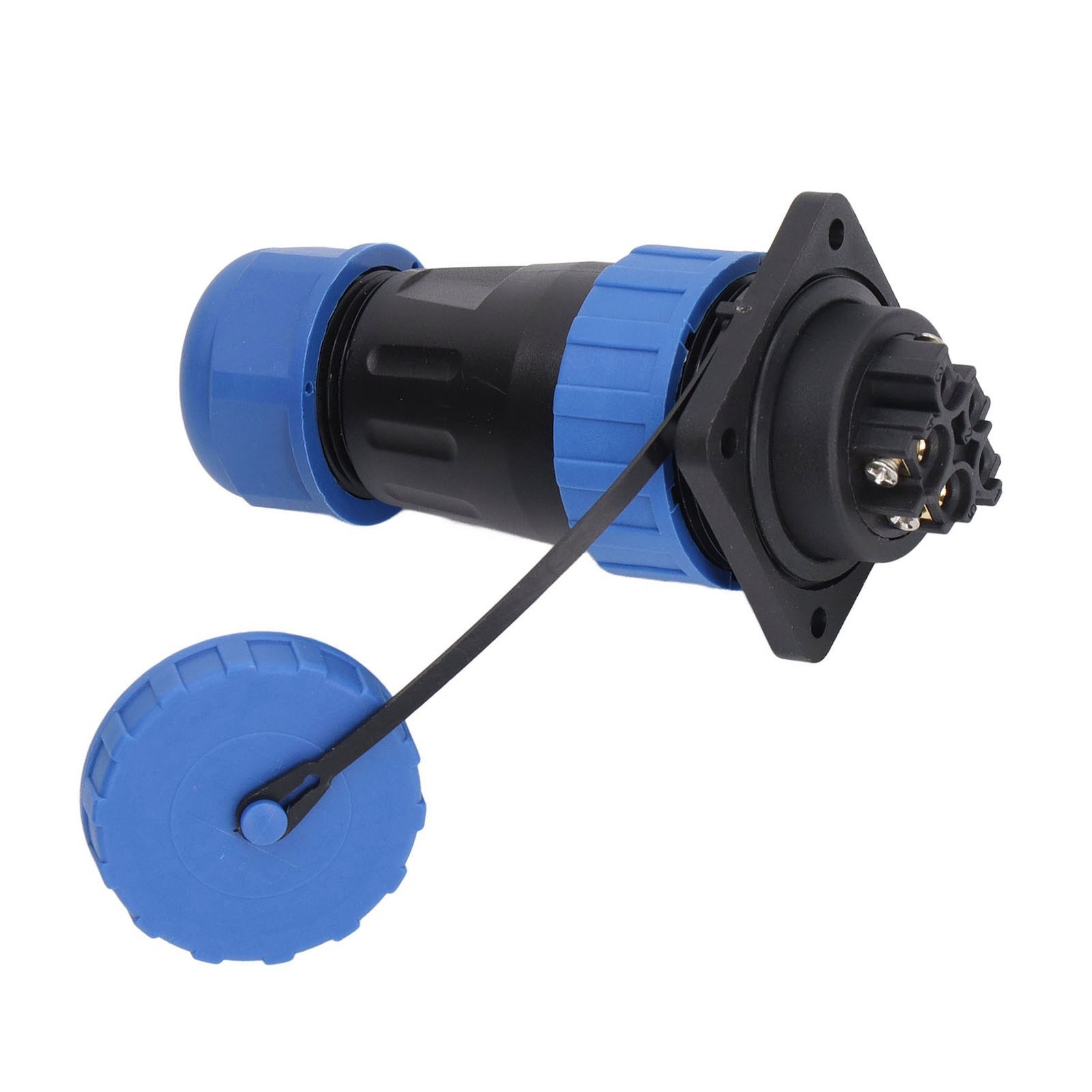 Waterproof Plug Socket Connector 380V 45A IP68 Waterproof Weld Free Aviation