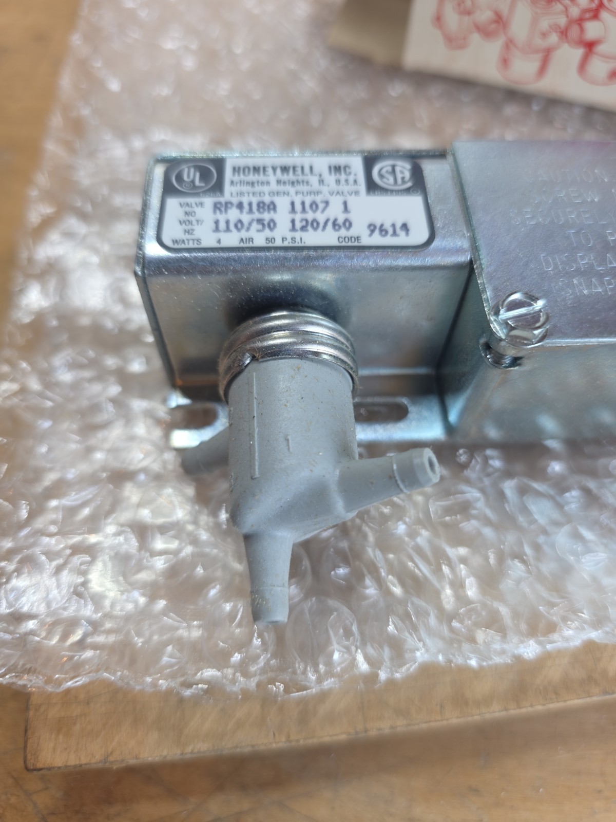 Honeywell RP418A 1107 1
