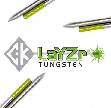 CK T3327GTM LaYZr Tungsten Electrode 3/32″ x 7″ 10 pack
