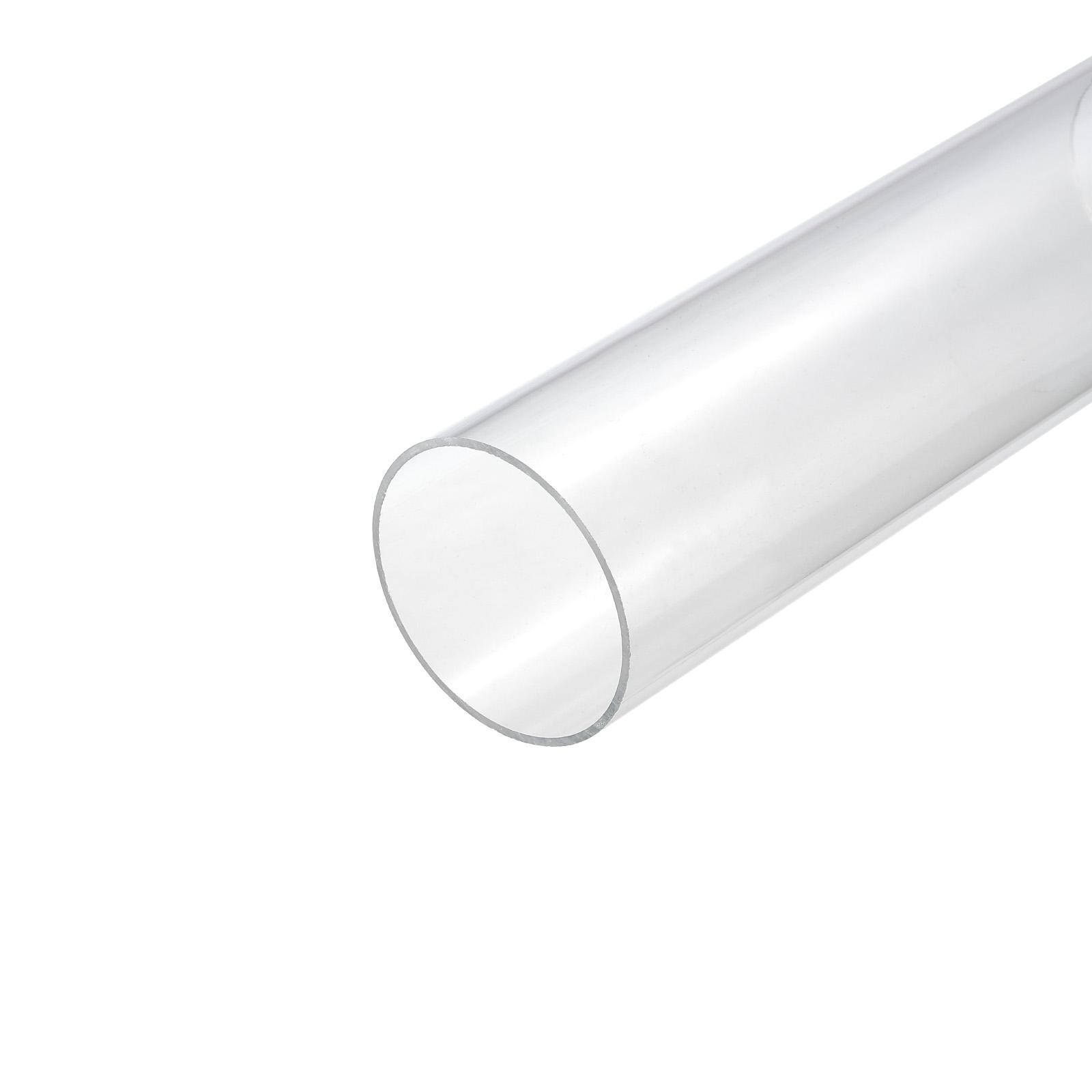 Acrylic Pipe Clear Rigid Round Tube 66mm ID 70mm OD 10″