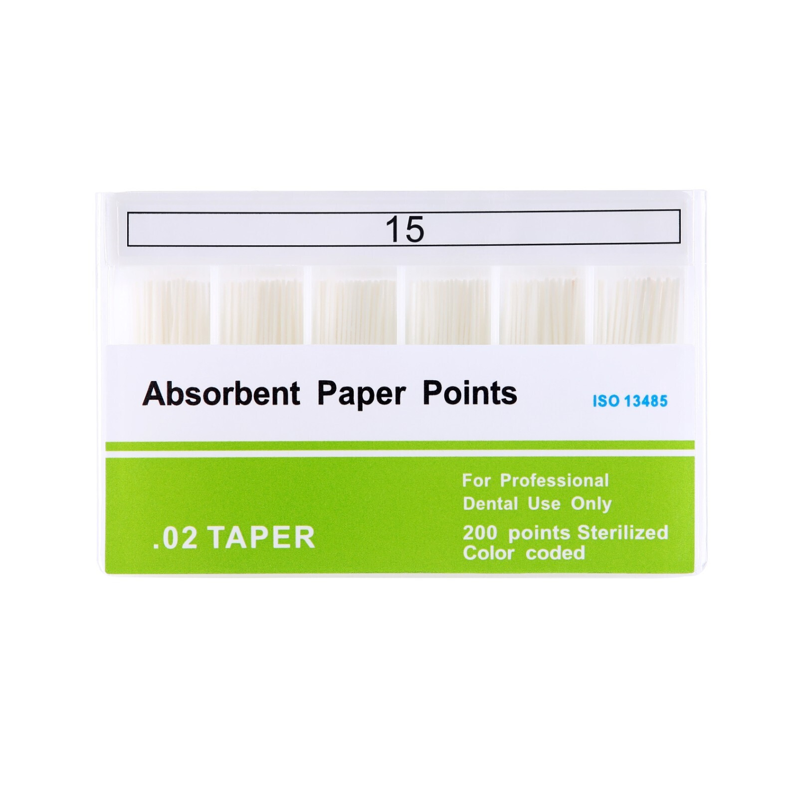 Dental Endodontic Root Canal Absorbent Paper Points Taper 0.04/0.02/0.06 15#-40