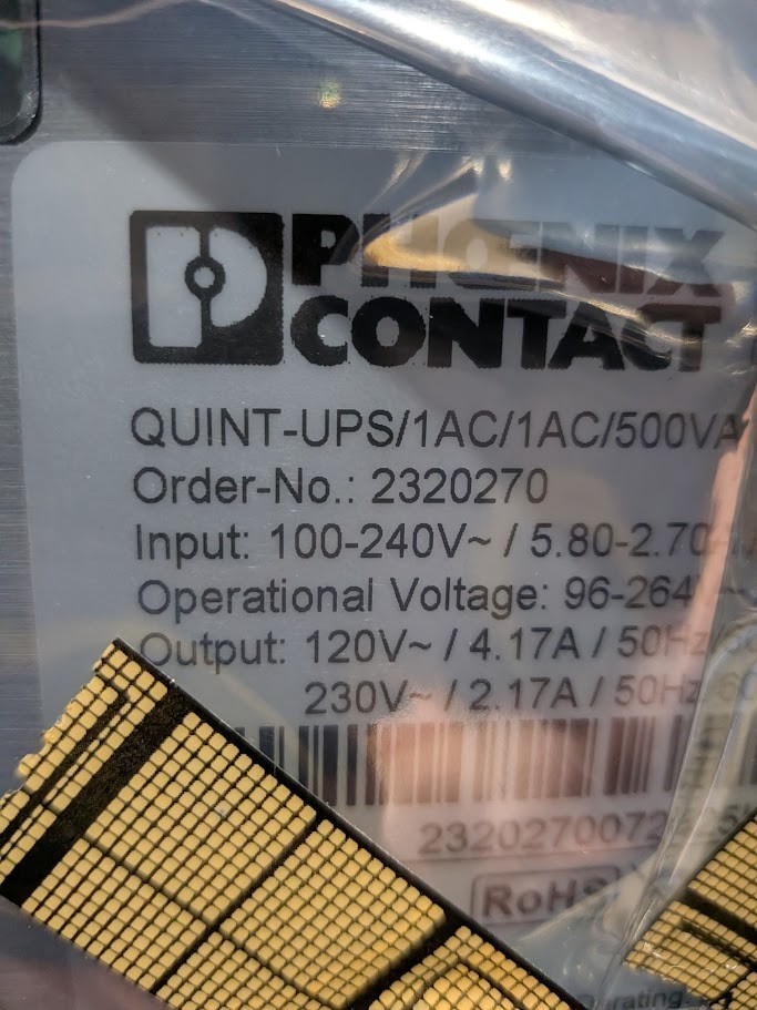 *BRAND NEW* Phoenix Contact QUINT-UPS 1AC 1AC 500VA 2320270 100-240V