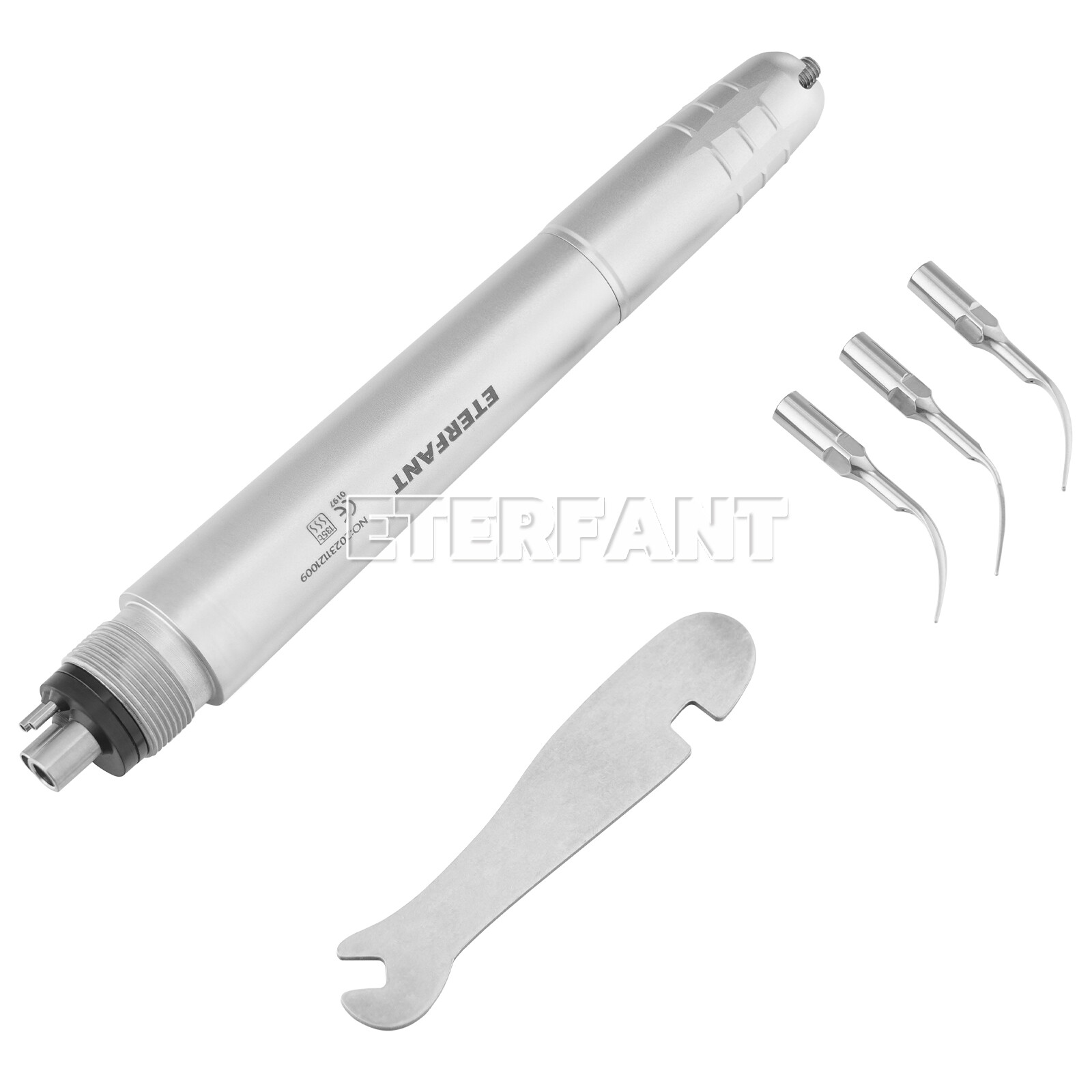 ENTERFANT Dental Ultrasonic Air Perio Scaler Handpiece Hygienist 4H 3Tips G1,2,4