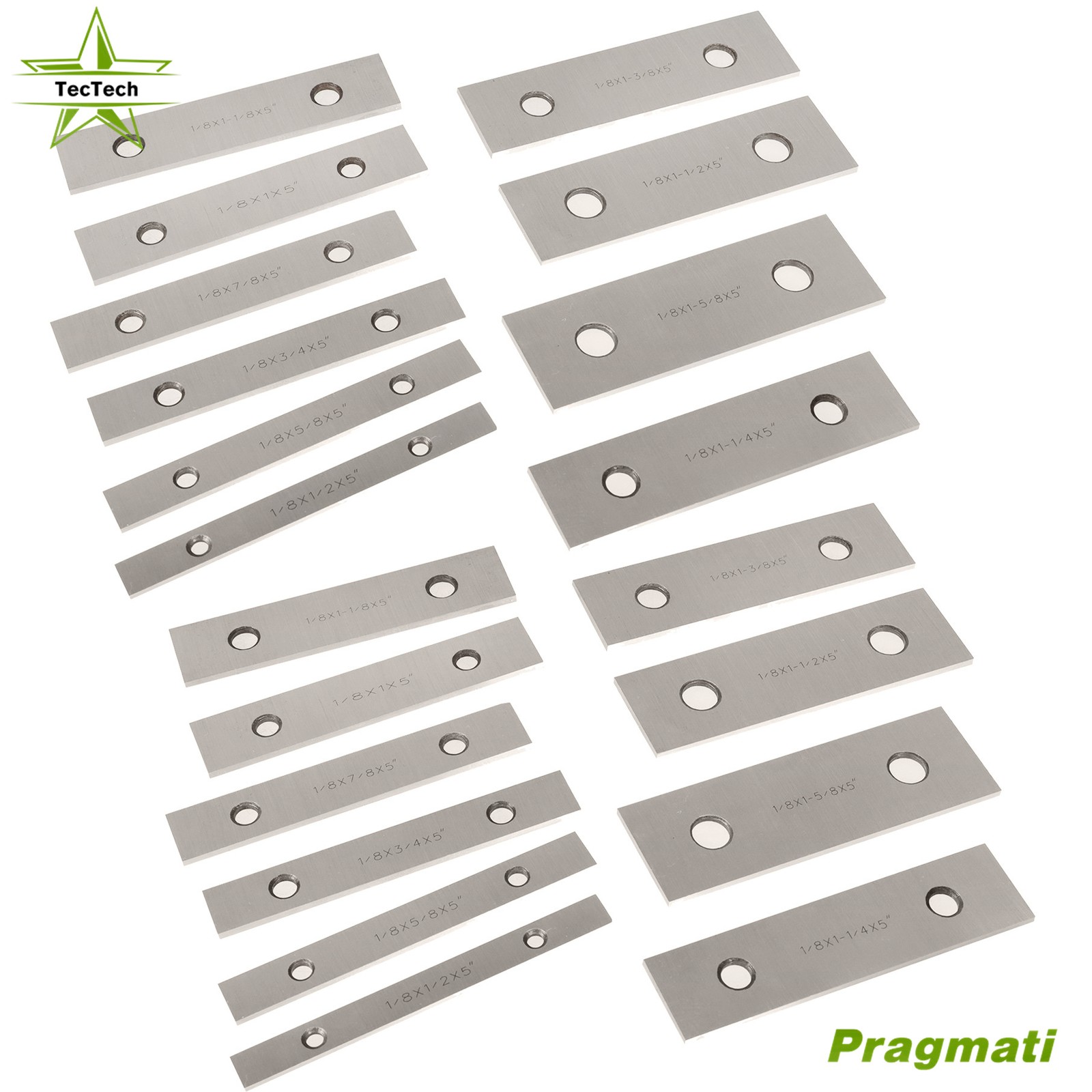 1/8 × 5″ 10 Pair Precision Parallel Set Packing In Wooden Case 0.0003 Tolerance