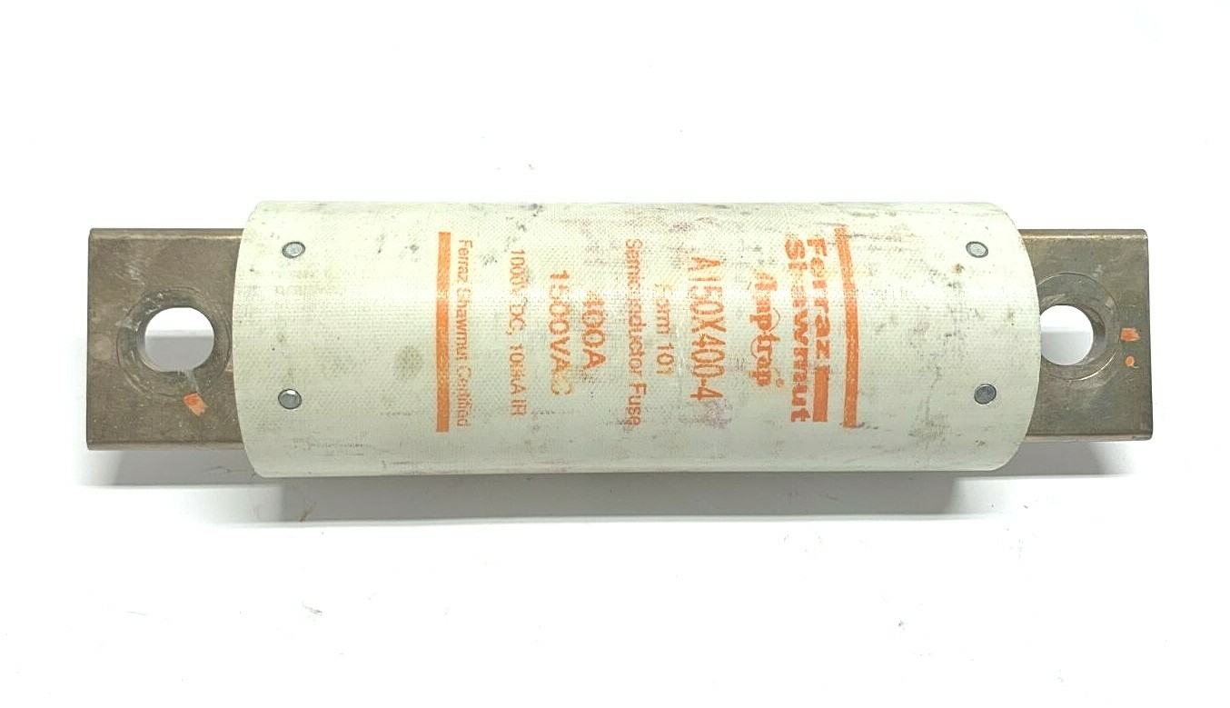 FERRAZ-SHAWMUT A150X400-4 SEMICONDUCTOR FUSE, FORM 101, 1500VAC 400A