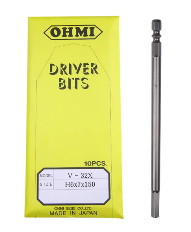 10PC/pack NEW FIT FOR OHMI Hexagonal screwdriver head V-32X H6x7x150