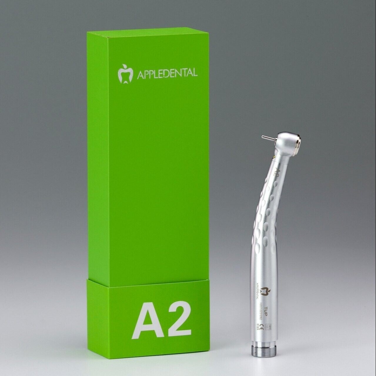 Apple Dental A2 LED High Speed Turbine 2 Hole Handpiece Push Button Triple Water
