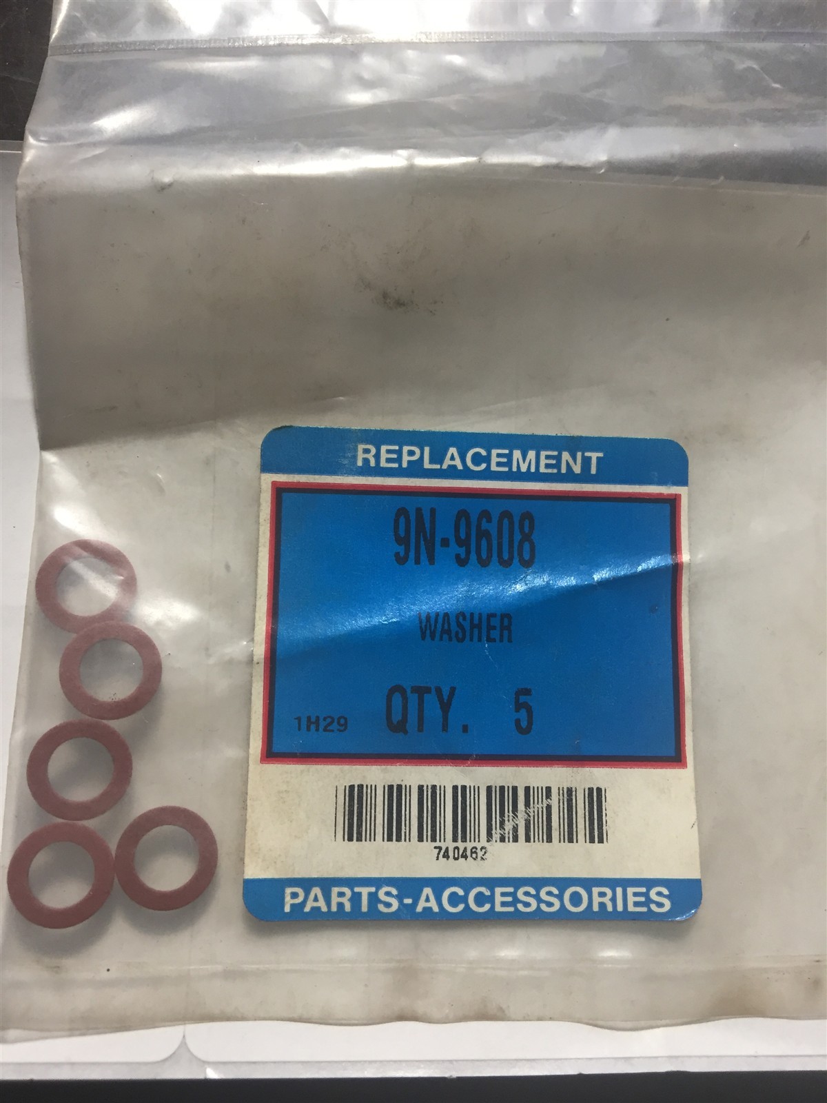 Tisco New Old Stock Part # 9N9608 WASHER PACKAGE OF FIVE (5) FITS FORD