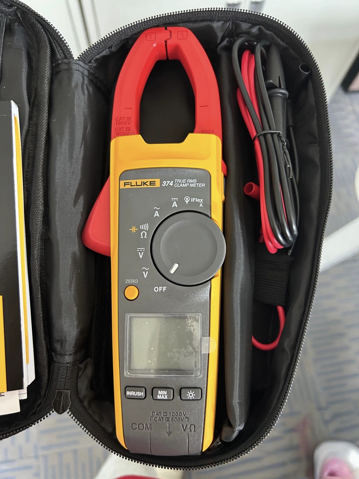 Fluke 374 FC 600A AC/DC TRMS Wireless Clamp Meter New