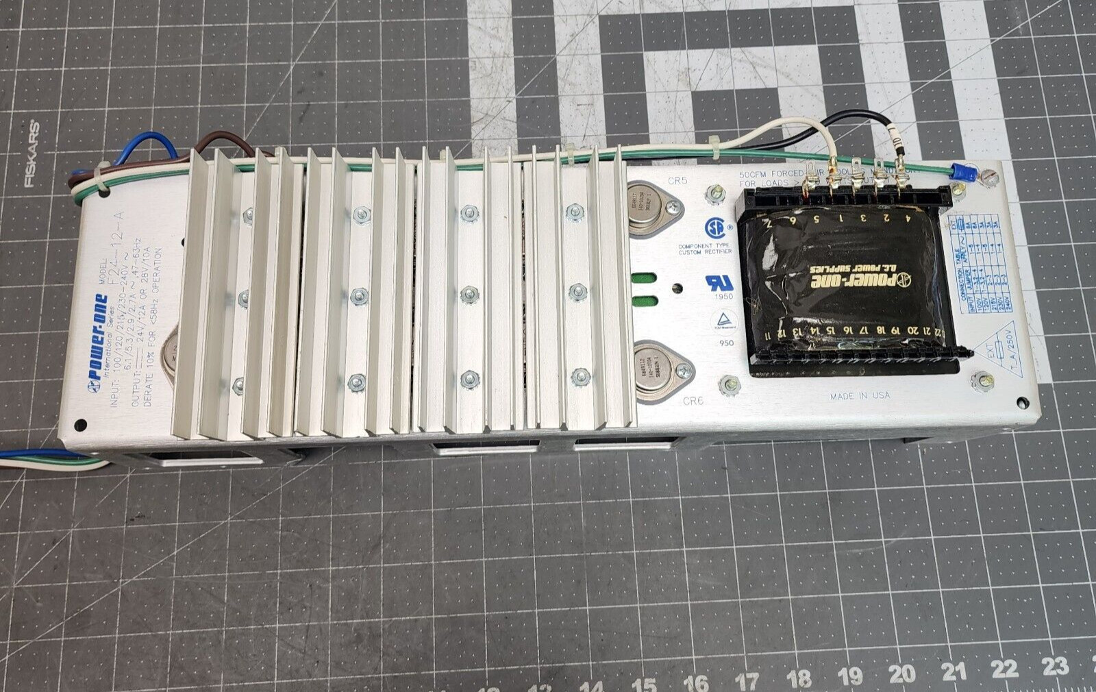 Power-One F24-12-A 24/28V 12A Output Transformer 120/230VAC Input [B0S4]