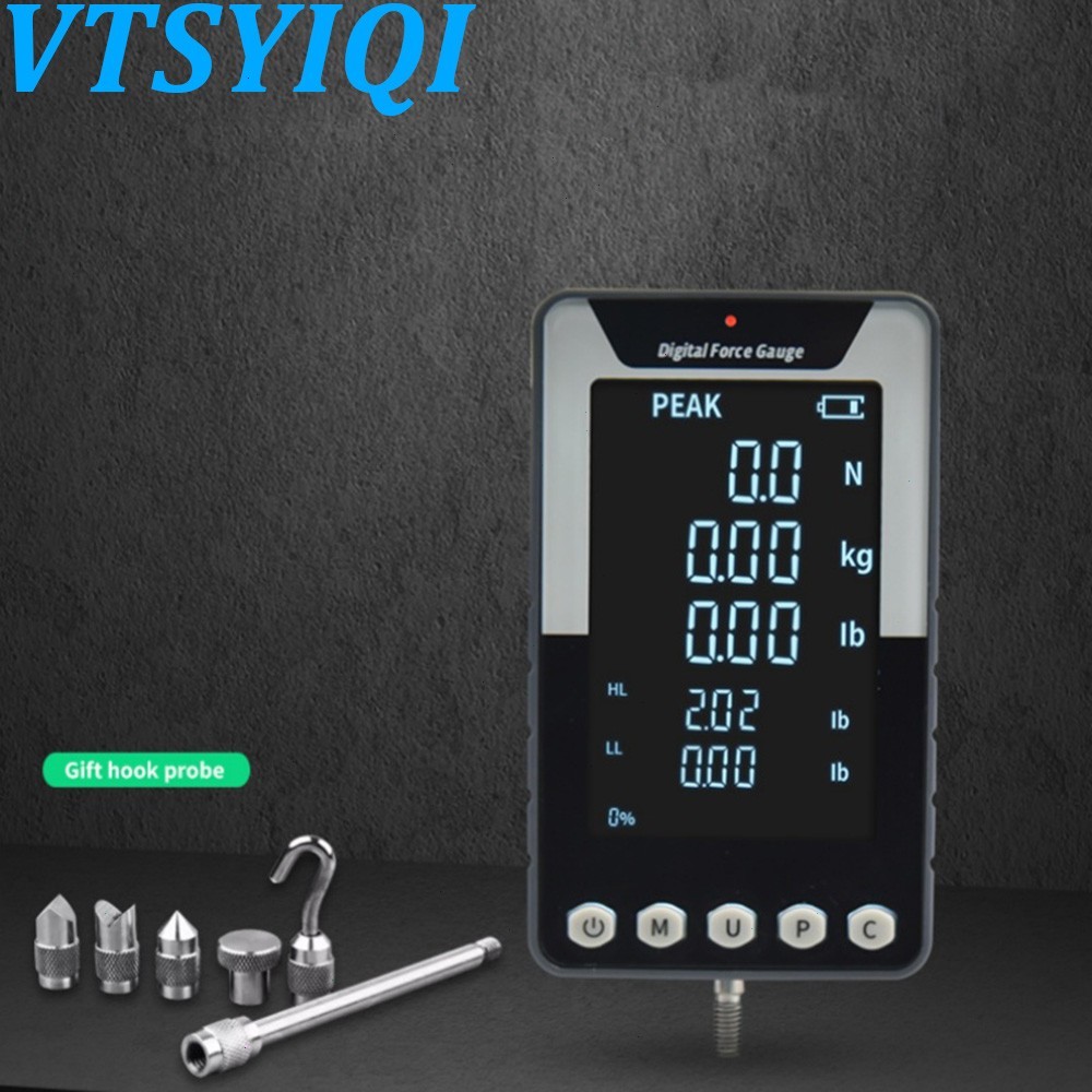 Digital Push-pull Meter with Max Load Value 3N 0.3Kg 0.65Lb Test Range 0.3-3N.m