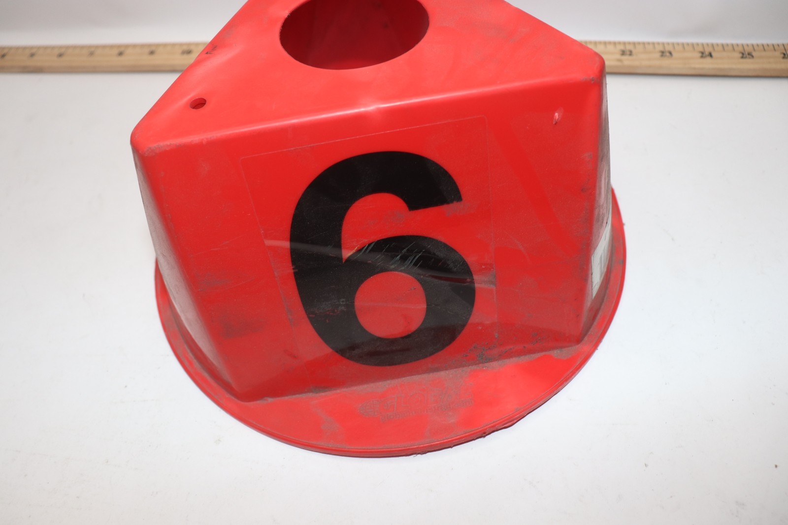 Inventory Control Cone Red 10″L x 10″W x 5″H 412431 – Dirty