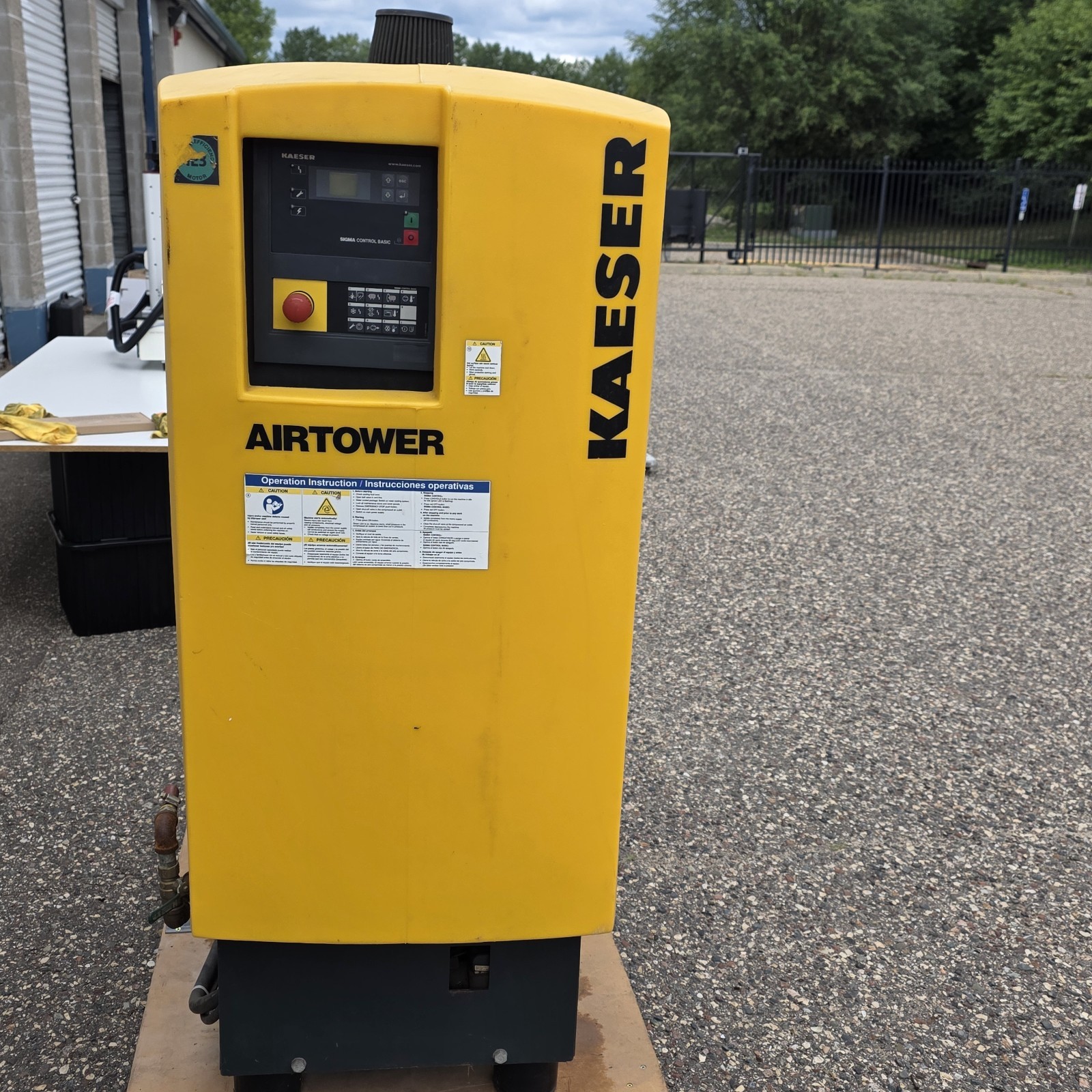 Kaeser Airtower 5C 5HP Rotary Screw Air Compressor 21 CFM 125 PSI 460V