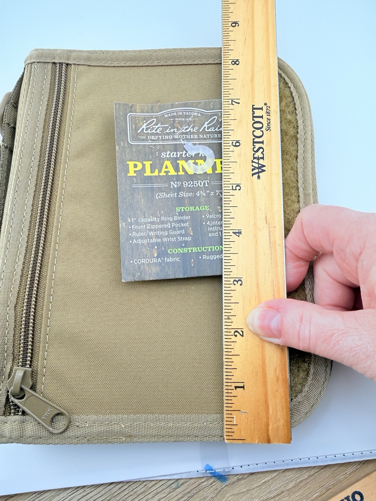 NEW Rite in the Rain 9250T Cordura Fabric All-Weather Day Planner 4 5/8x 7″ Hike