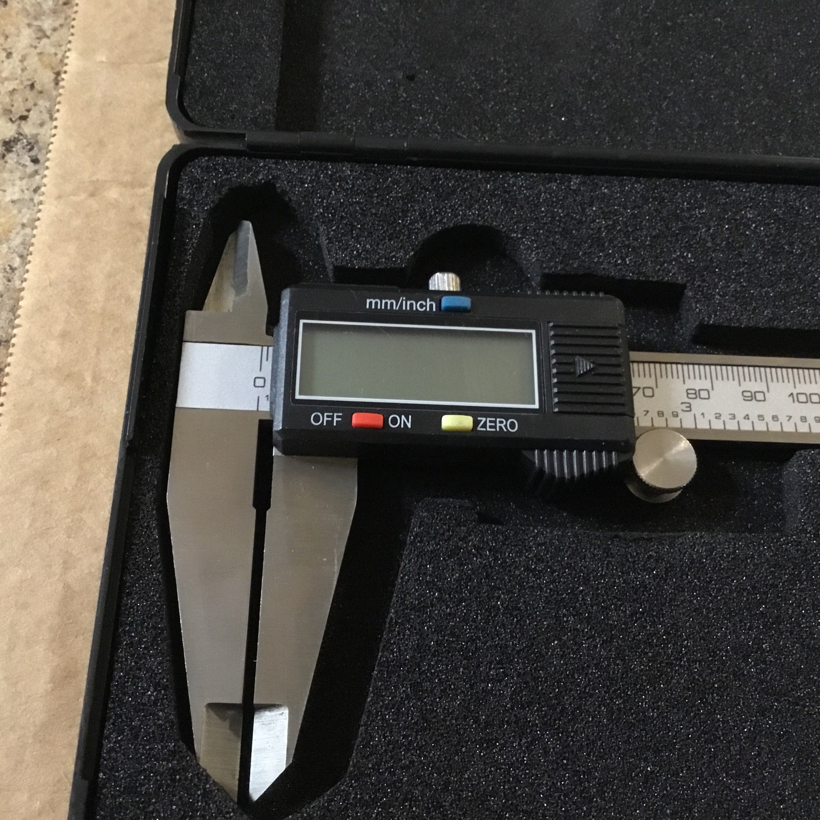 Electronix Express Electronic Digital Caliper Gently Used w/ Case Free Shipping