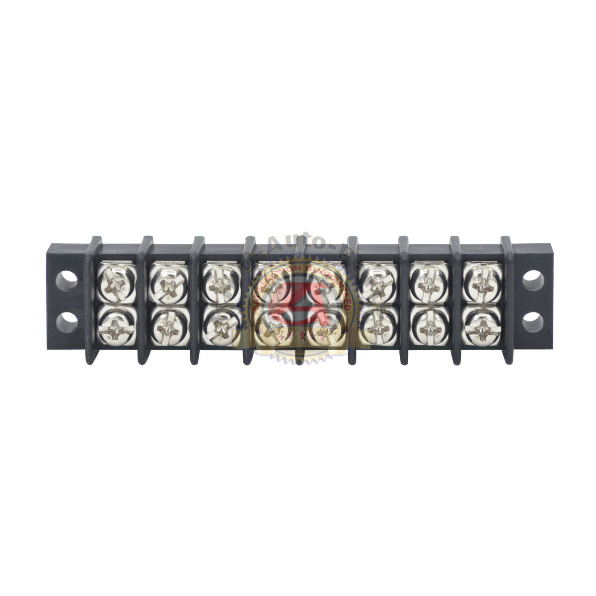 8 POSITION HD 20A WIRE CONNECOR SCREW BARRIER SILVER TERMINAL STRIP BLOCKS