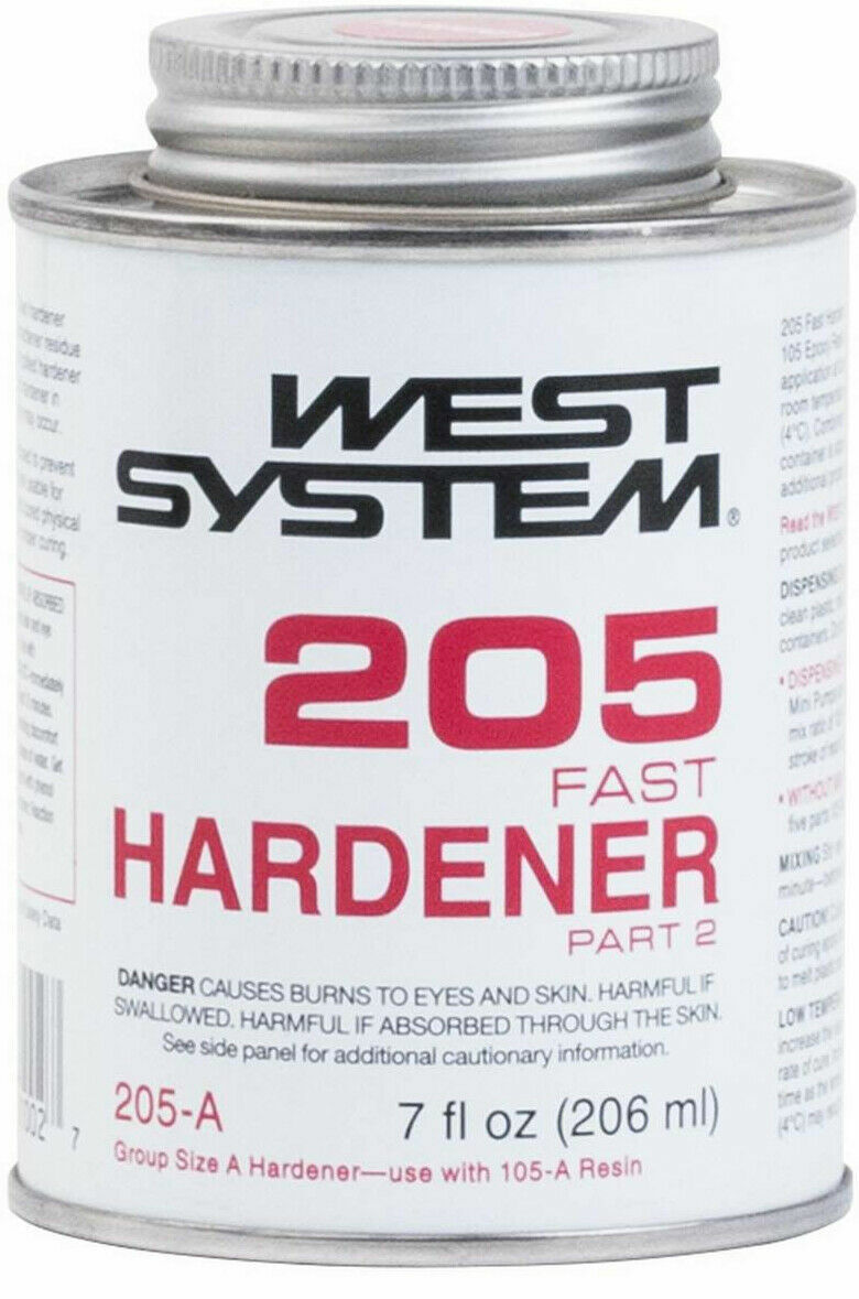 West System 205 Fast Epoxy Hardener 7oz (.43 pt)