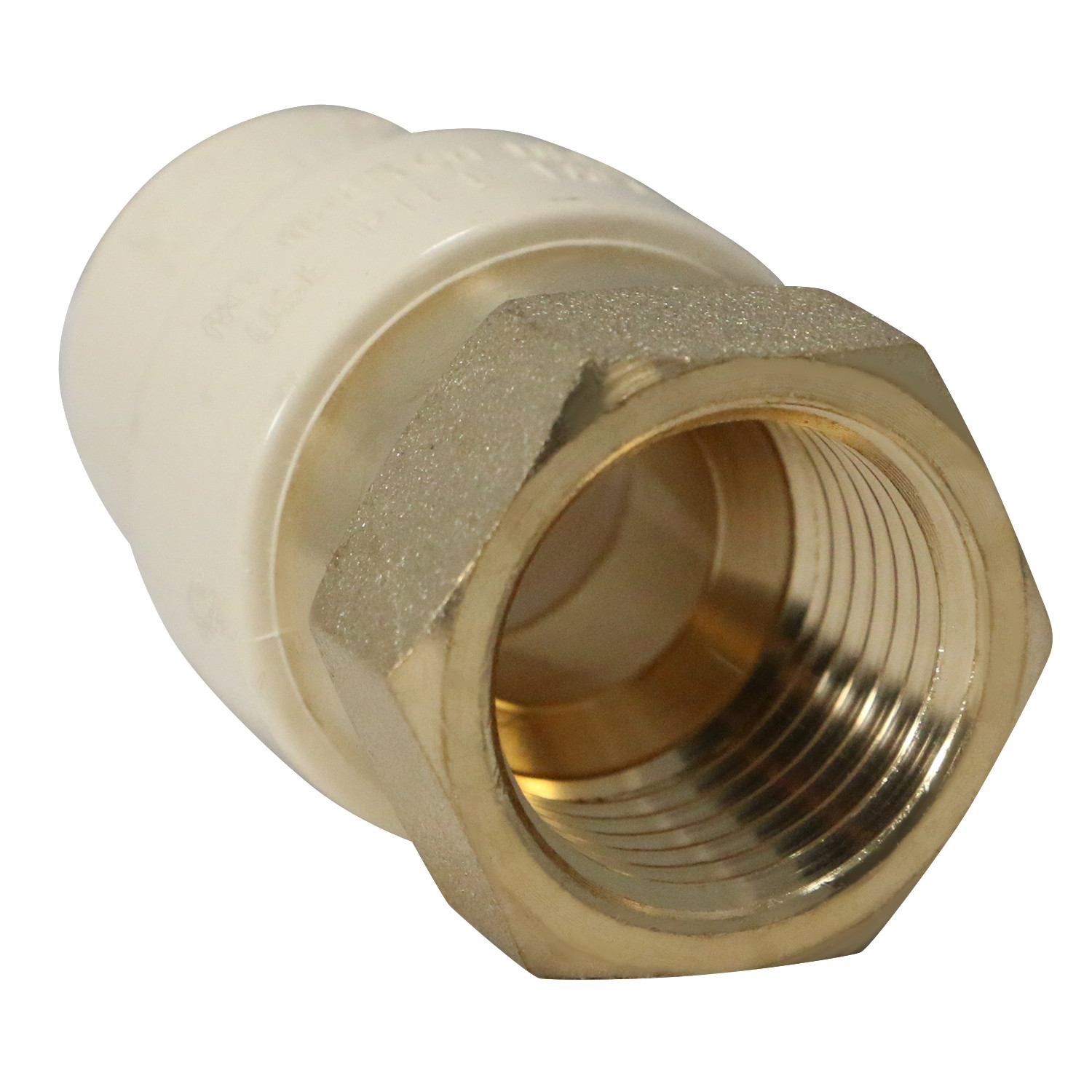 25 Pcs. 1/2″ Female NPT x 1/2 CPVC Adapter, Lead Free Brass, CPVC Female Adapter