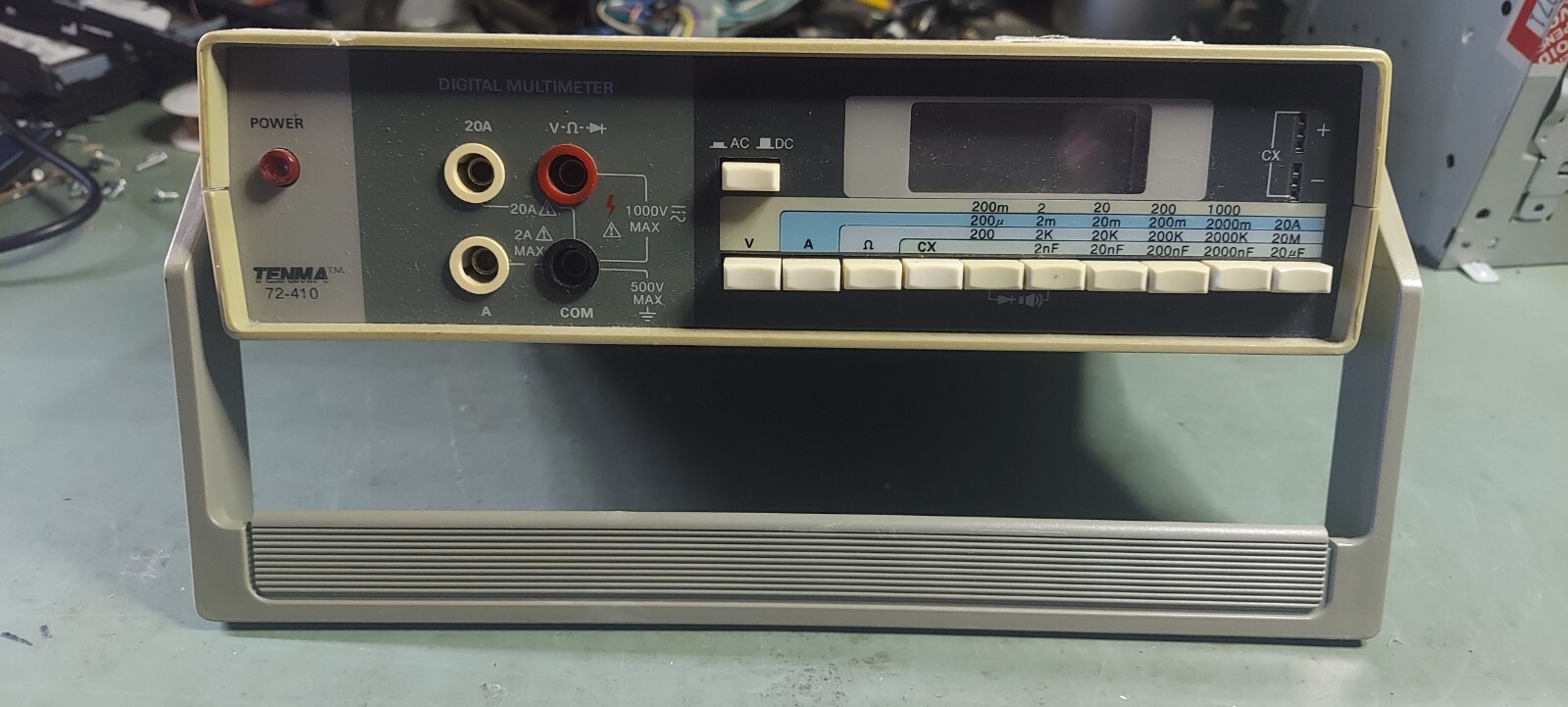TENMA 72-410 AC DC VOLT DIGITAL TRUE RMS MULTIMETER & POWER SUPPLY