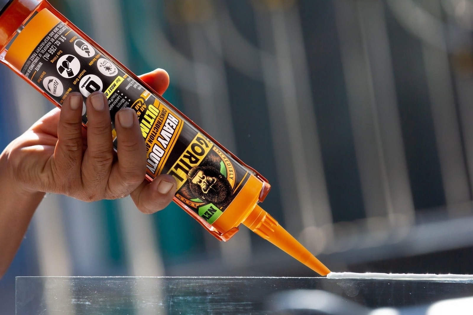 (3 Pack) Gorilla Ultimate Construction Adhesive Heavy Duty Waterproof Glue, 9 oz