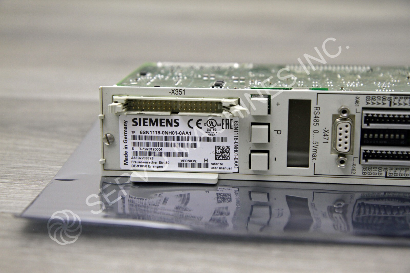 SIEMENS SIMODRIVE 6SN1118-0NH01-0AA1 INTERFACE CARD WITH 90 DAYS WARRANTY