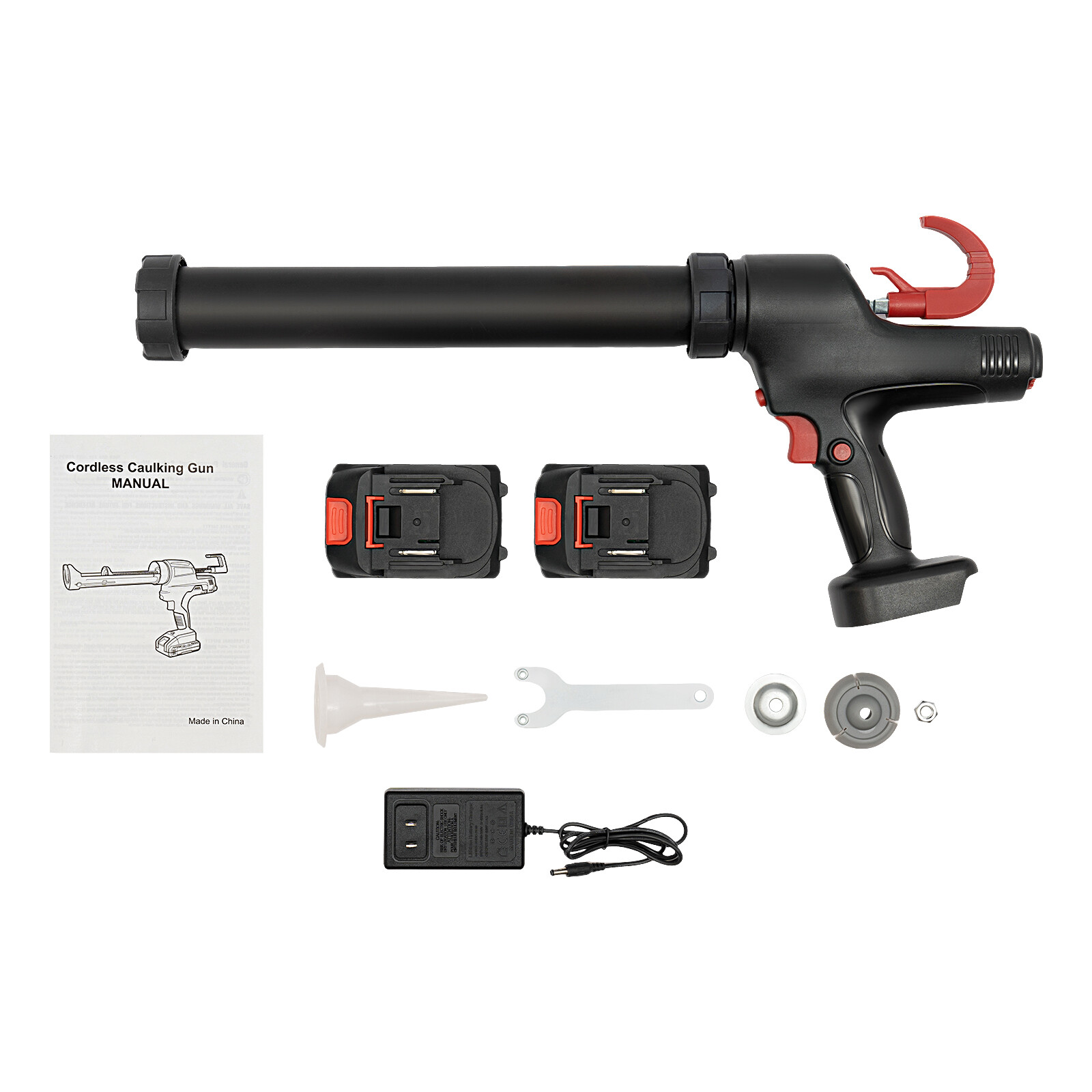 21V High Power Electric Caulk Gun Max Cordless Caulking Gun with Lithium Battery
