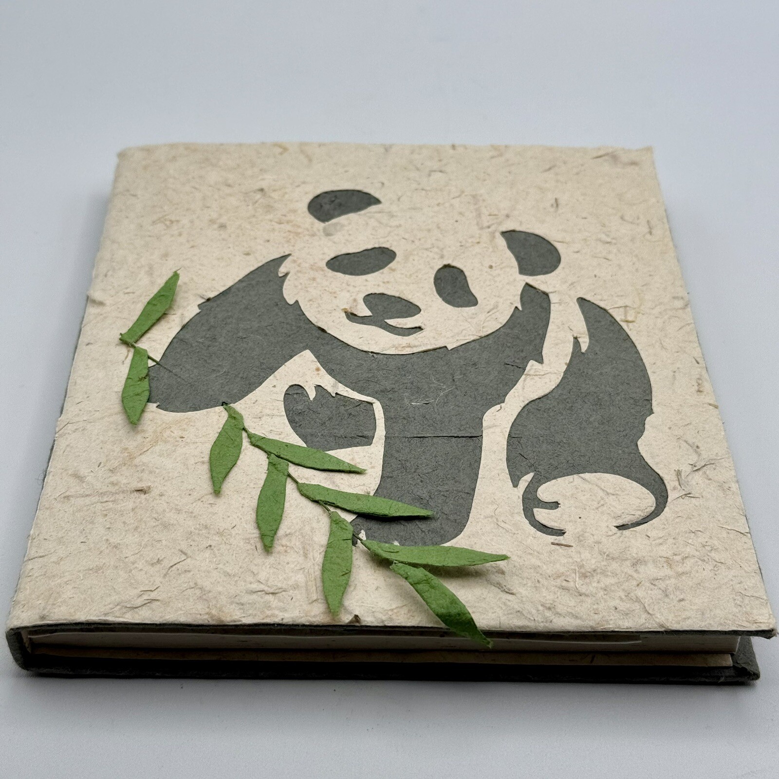 Panda PooPooPaper Journal /Recycled and Odorless Product Made From Panda Poo/30p