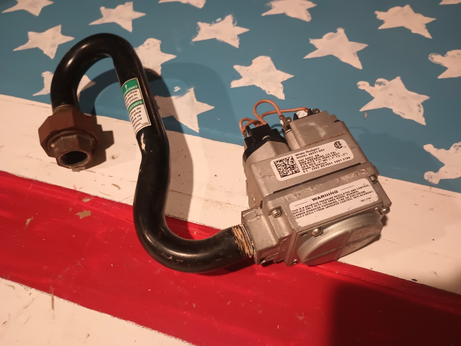Pentair White Rodgers 36D27-902 Gas Valve 42001-0051 in and out 3/4″ Excellent