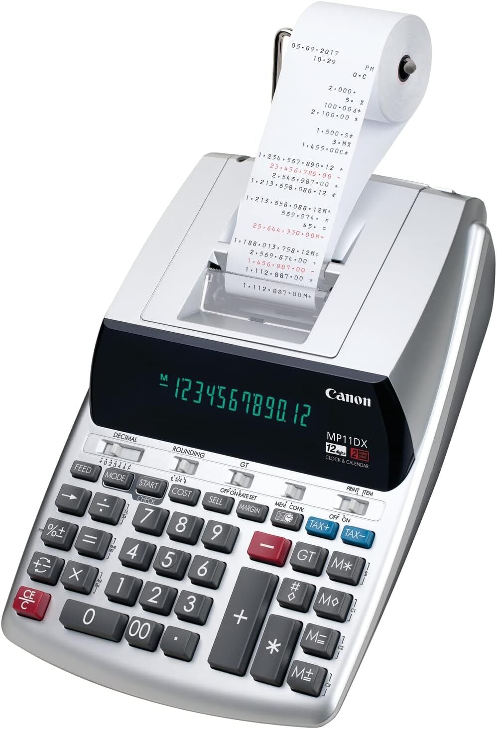 Canon MP11DX-2 Printing Calculator Black/Red Print 3.7 Lines/Sec | 2198C001
