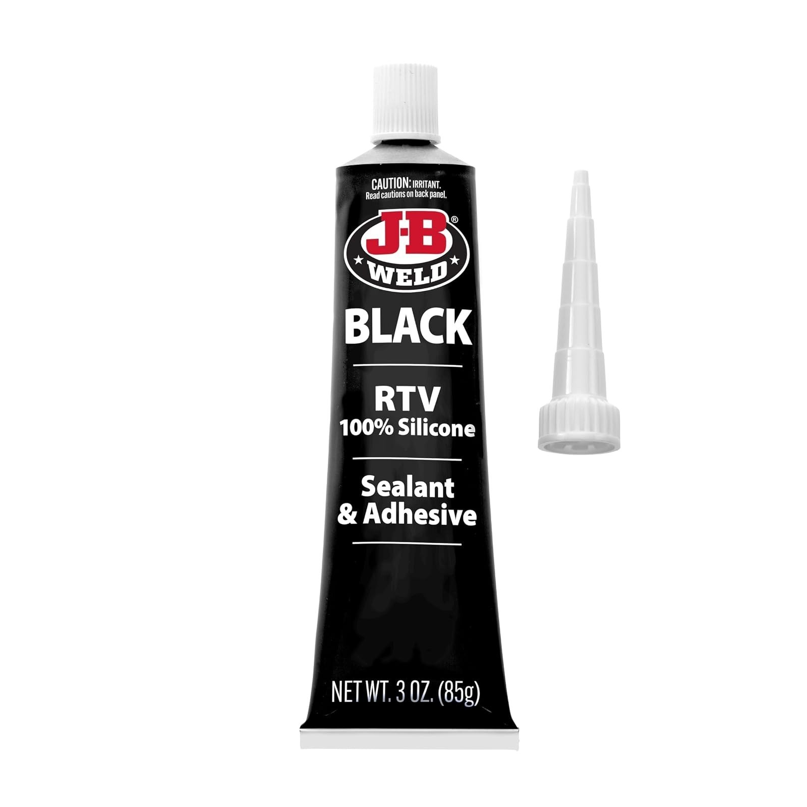J-B Weld 31319 Black RTV Silicone Sealant Adhesive 3 oz Waterproof