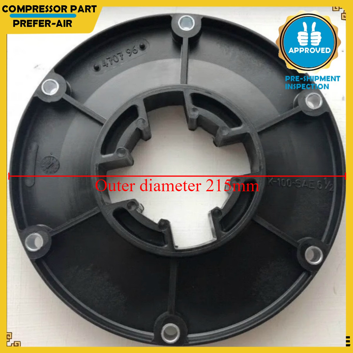 Coupling Fit For Replace LoveJoy LK-100-SAE6½ K-100SAE6 1/2 CK-100-SAE6½ 470796